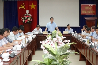 Kiểm tra công tác chuẩn bị bầu cử huyện Dương Minh Châu