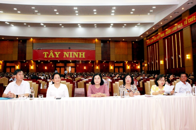 Tây Ninh: Hơn 8 ngàn cán bộ, đảng viên tham dự hội nghị trực tuyến toàn quốc học tập Nghị quyết Đại hội lần thứ XIII của Đảng