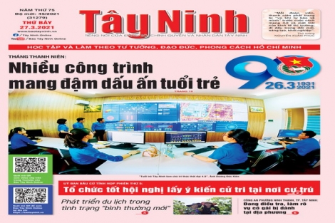 Điểm báo in Tây Ninh ngày 27.03.2021