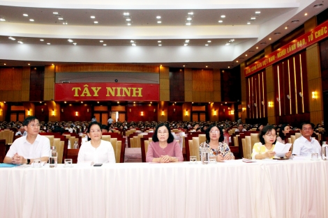 Tây Ninh: Hơn 8 ngàn cán bộ, đảng viên tham dự hội nghị trực tuyến toàn quốc học tập Nghị quyết Đại hội lần thứ XIII của Đảng