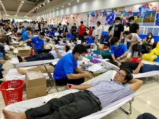 Châu Thành: Có 368 đơn vị máu nhân Ngày hội tình nguyện hiến máu nhân đạo năm 2021