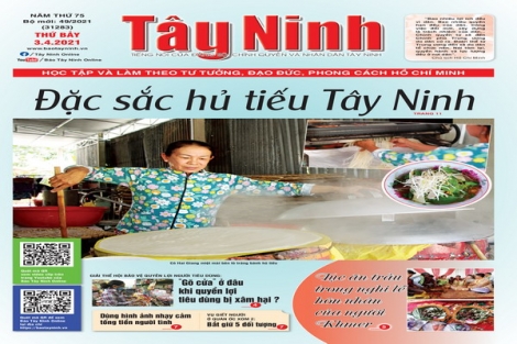 Điểm báo in Tây Ninh ngày 03.04.2021