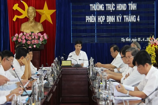 Thường trực HÐND tỉnh: Họp phiên định kỳ tháng 4 năm 2021