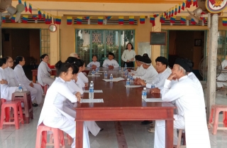 MTTQ Việt Nam phường Long Thành Trung tuyên truyền bầu cử trong tôn giáo