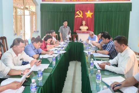 Ủy ban Bầu cử thị xã Trảng Bàng kiểm tra công tác bầu cử tại phường An Hòa