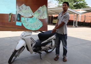 Công an phường Ninh Thạnh: Bắt quả tang đối tượng trộm cắp tài sản