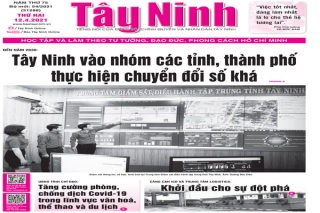 Điểm báo in Tây Ninh ngày 12.04.2021