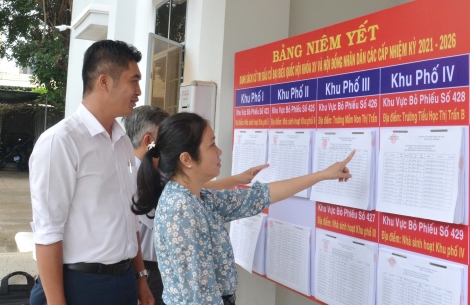 Ban bầu cử số 12 tỉnh: Kiểm tra công tác chuẩn bị bầu cử đại biểu Quốc hội và HĐND các cấp nhiệm kỳ 2021-2026 tại huyện Tân Châu