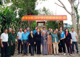 Xã Phước Minh khởi công công trình chào mừng kỷ niệm 70 năm thành lập huyện Dương Minh Châu