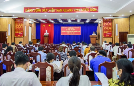 Tân Châu gặp mặt người ứng cử đại biểu HĐND huyện nhiệm kỳ 2021-2026