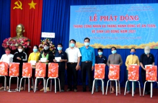 Huyện Dương Minh Châu phát động Tháng Công nhân, Tháng hành động về an toàn vệ sinh lao động năm 2021