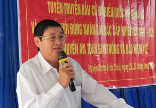 MTTQ Việt Nam huyện Dương Minh Châu tổ chức tuyên truyền bầu cử trong đồng bào tôn giáo, dân tộc