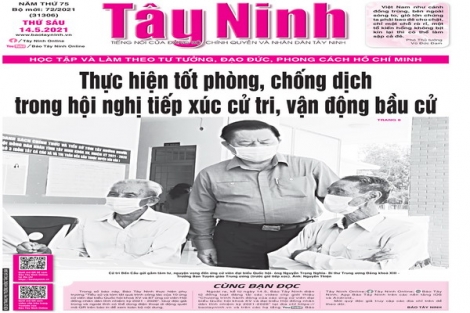 Điểm báo in Tây Ninh ngày 14.05.2021