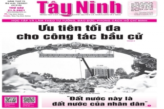 Điểm báo in Tây Ninh ngày 21.05.2021