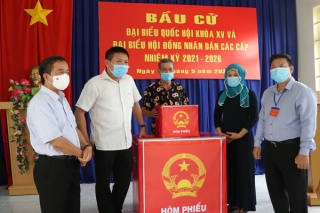 Chủ tịch UBND tỉnh Nguyễn Thanh Ngọc: Kiểm tra công tác chuẩn bị bầu cử