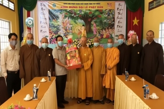 Uỷ ban Mặt trận Tổ quốc Việt Nam tỉnh: Chúc mừng Đại lễ Phật đản 2021