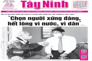 Điểm báo in Tây Ninh ngày 24.05.2021