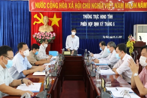 Thường trực HÐND tỉnh: Tổ chức phiên họp định kỳ tháng 6 năm 2021