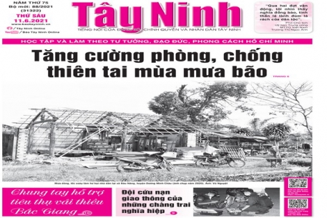 Điểm báo in Tây Ninh ngày 11.06.2021