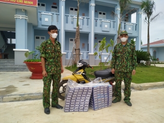 Đồn Biên phòng Tân Hà: Ngăn chặn 2 vụ vận chuyển thuốc lá lậu từ Campuchia vào Việt Nam