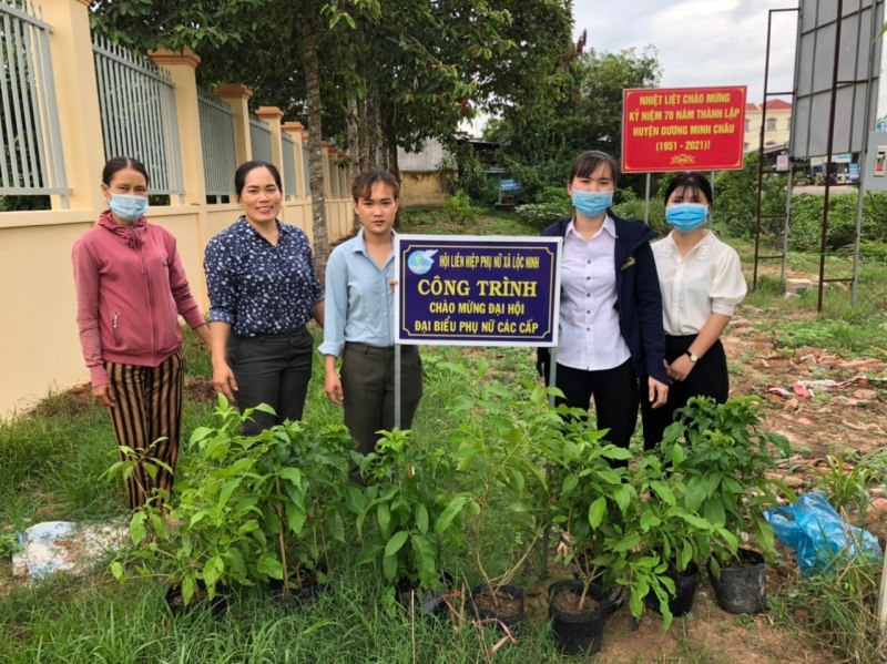 Hội LHPN xã Lộc Ninh: Nhiều hoạt động phong trào hữu ích