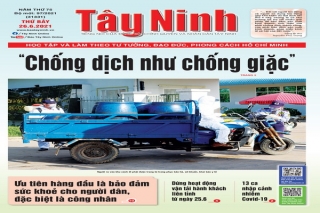 Điểm báo in Tây Ninh ngày 26.06.2021