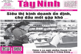 Điểm báo in Tây Ninh ngày 05.07.2021