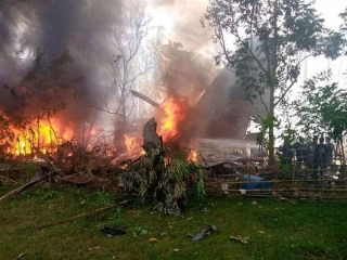 Phút cuối của máy bay quân sự Philippines trước khi gặp nạn
