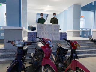 Đồn biên phòng Tân Hà: Lực lượng chống dịch bắt giữ 4.000 gói thuốc lá ngoại