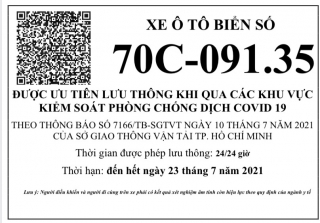 Sở GTVT: Hướng dẫn hàng hóa lưu thông trong thời gian thành phố Hồ Chí Minh thực hiện Chỉ thị 16/CT-TTg