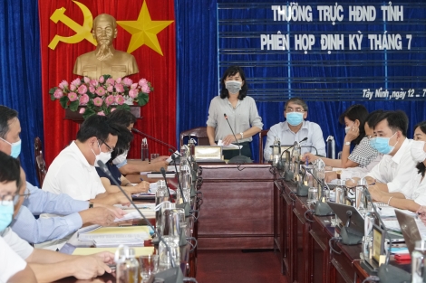 Thường trực HĐND tỉnh họp phiên định kỳ tháng 7