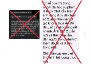 Thành phố Hồ Chí Minh bác bỏ tin đồn gây hoang mang dư luận