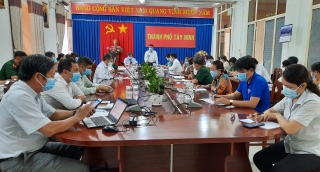 Thành phố Tây Ninh họp khẩn trước tình hình diễn biến phức tạp dịch bệnh Covid-19