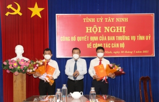 Ông Trương Nhật Quang giữ chức vụ Trưởng Ban Dân vận Tỉnh ủy