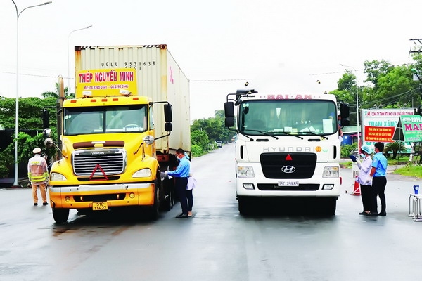 Doanh nghiệp vận tải: Chung tay phòng, chống dịch