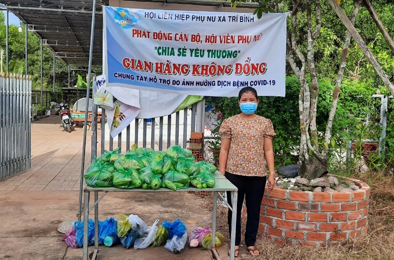 “Gian hàng không đồng” – Chia sẻ yêu thương