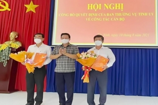 Ông Trịnh Văn Phước giữ chức Bí thư Đảng uỷ Khối Cơ quan và Doanh nghiệp tỉnh