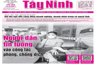 Điểm báo in Tây Ninh ngày 13.08.2021