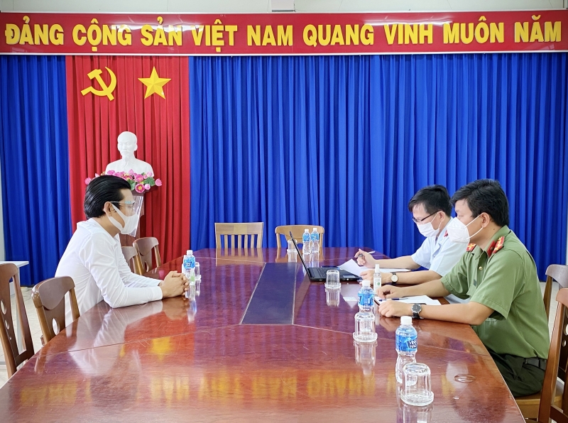 Thanh tra Sở Thông tin và Truyền thông làm việc với chủ sở hữu trang fanpage “Thổ địa Tây Ninh"