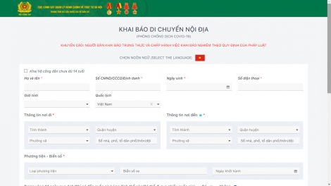 Triển khai phần mềm quản lý di biến động của người dân khi ra vào các chốt trên địa bàn tỉnh