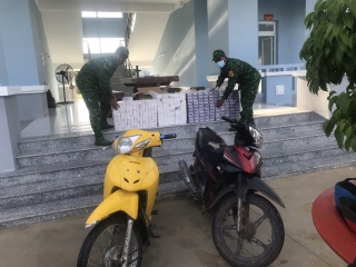 Đồn Biên phòng Tân Hà: Bắt giữ 2.000 gói thuốc lá ngoại