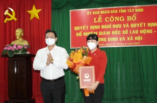 Bà Trương Thị Phương Thảo giữ chức vụ Giám đốc Sở Lao động - Thương binh và Xã hội
