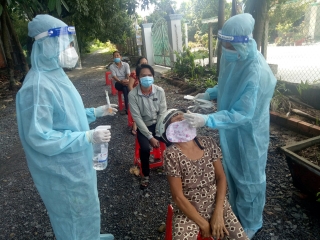 Phường An Hòa, thị xã Trảng Bàng: Xét nghiệm sàng lọc SARS-CoV-2 đợt 3