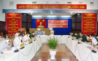 Thứ trưởng Bộ Quốc phòng: Kiểm tra công tác phòng chống dịch Covid-19 tại Tây Ninh