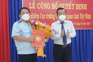 Ông Nguyễn Văn Bổng giữ chức vụ Cục trưởng Cục Hải quan Tây Ninh