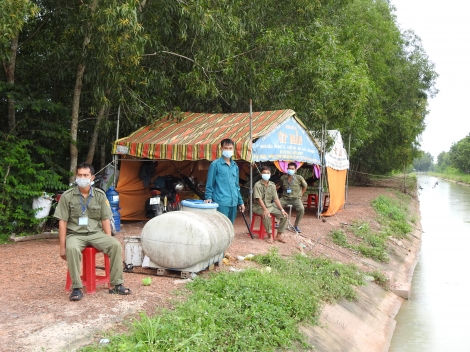 Quyết tâm phòng, chống dịch vùng giáp ranh thành phố Hồ Chí Minh