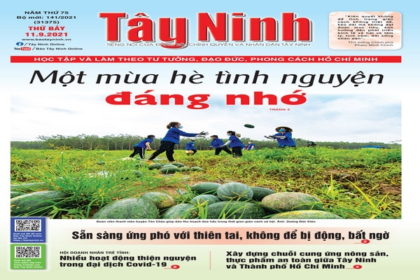 Điểm báo in Tây Ninh ngày 11.09.2021