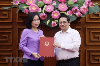 Thủ tướng Phạm Minh Chính trao Quyết định bổ nhiệm Tổng Giám đốc Thông tấn xã Việt Nam