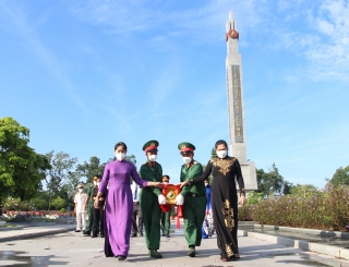 Huyện Gò Dầu: Tổ chức lễ truy điệu và an táng hài cốt liệt sĩ