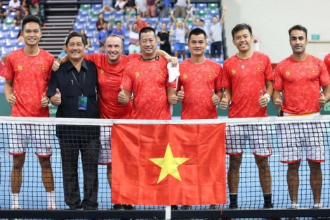 Tuyển quần vợt Việt Nam giành tấm vé lên đấu play-off David Cup nhóm II thế giới năm 2022